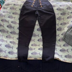Lauren Ralph Lauren Black Straight Leg Pants